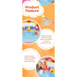 اسباب بازی روشویی سنسوردار Kidi Wash and Learn Sink Toy_اسباب بازی